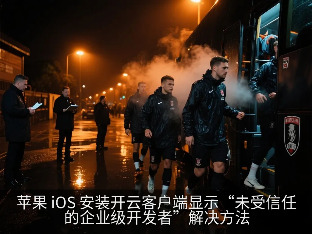 iOS系统设置中VPN与设备管理的标准界面示意图
