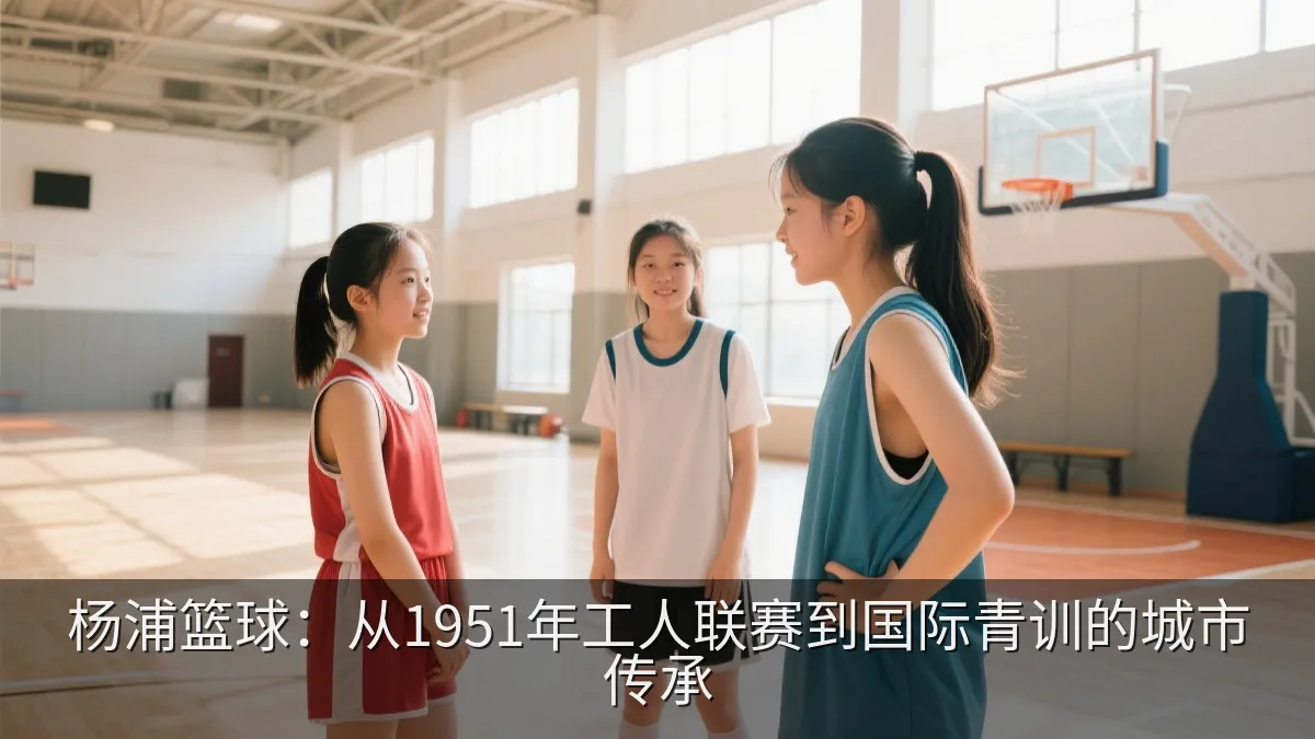 青少年女子篮球学员在球馆内进行训练和交流