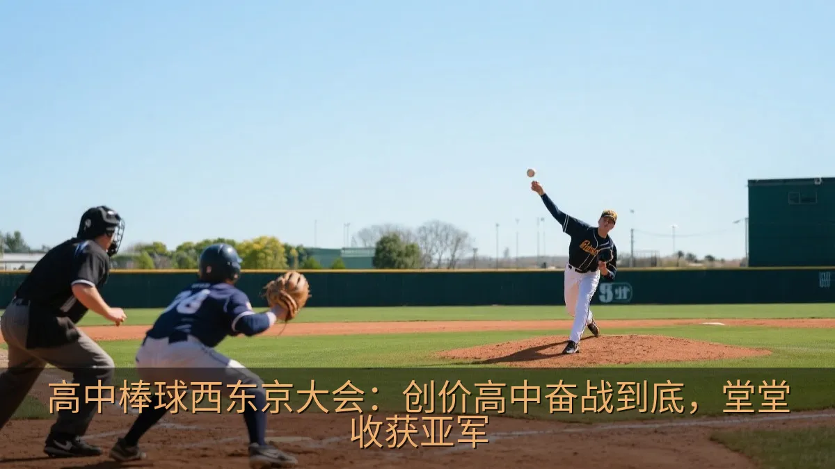 高中棒球比赛中,投手在球场上全力投球